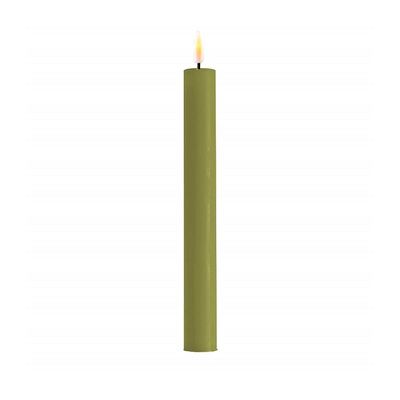 Olive LED Dinner Candle (2pcs)