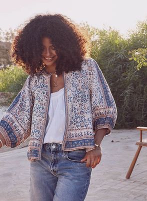Cass Print Jacket