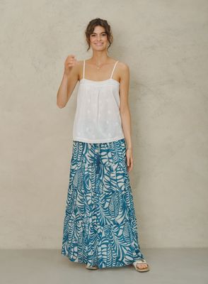 Malia Print Maxi Skirt