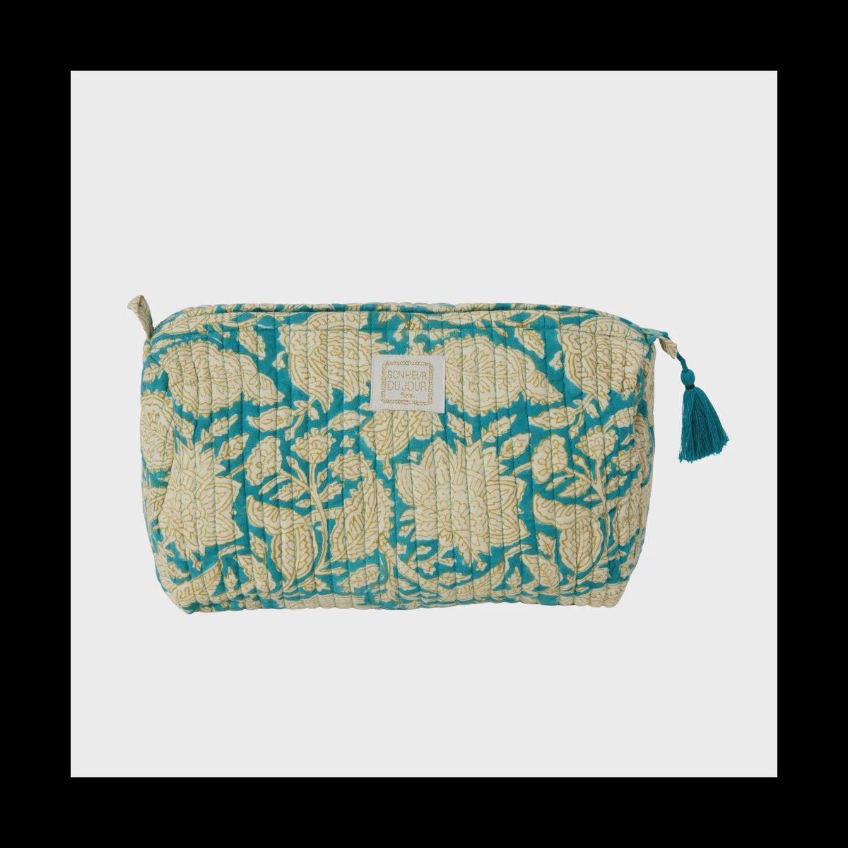 Indira Chandra Washbag, Colour: Blue Lake