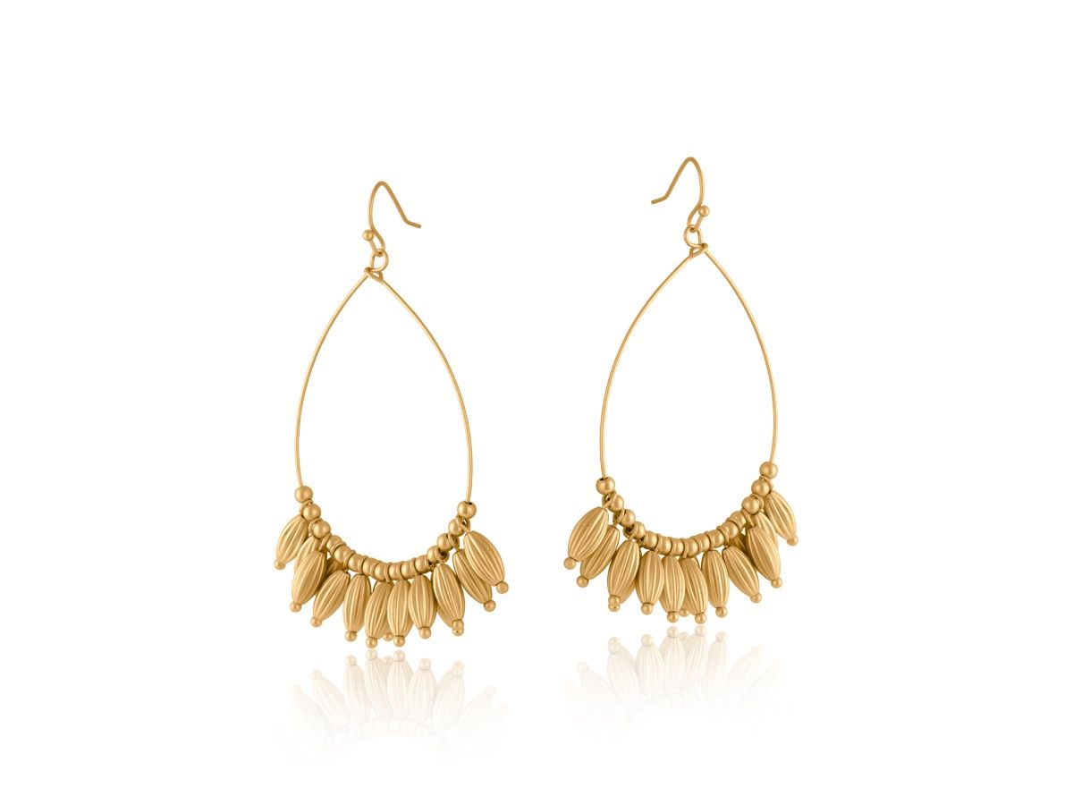 Vittoria Seed Hoops, Colour: Gold