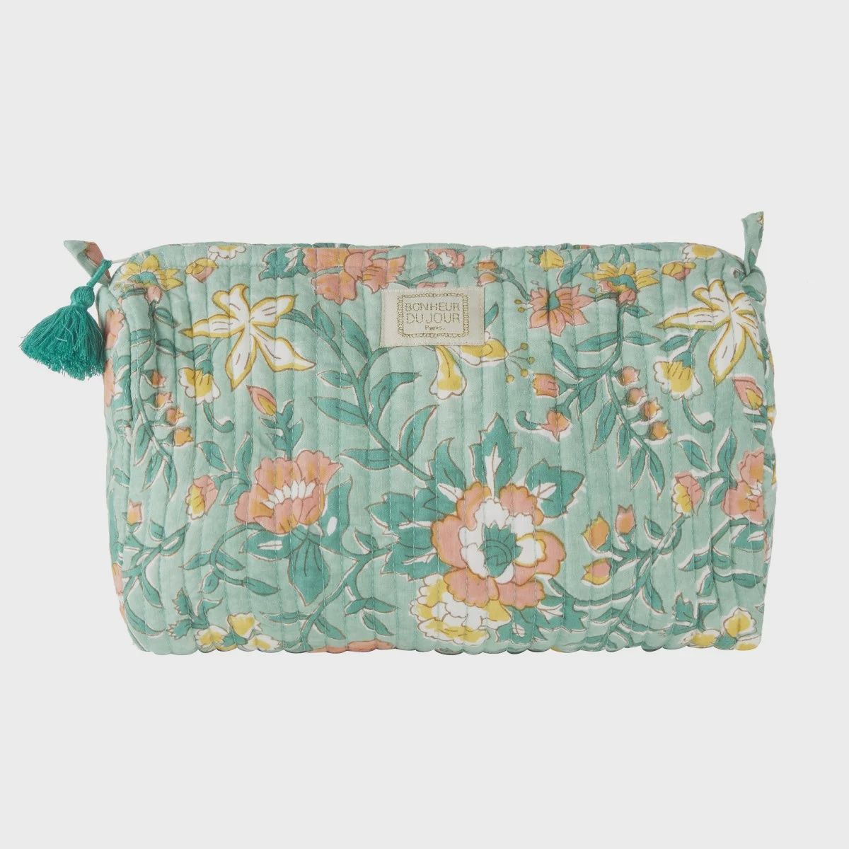 Indira Blossom Washbag, Colour: Green