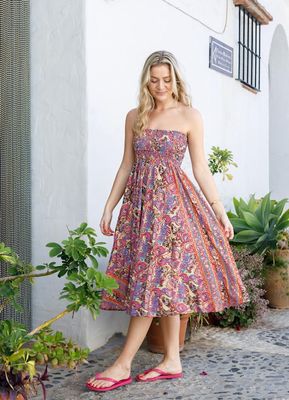 Luna Long Smock Skirt