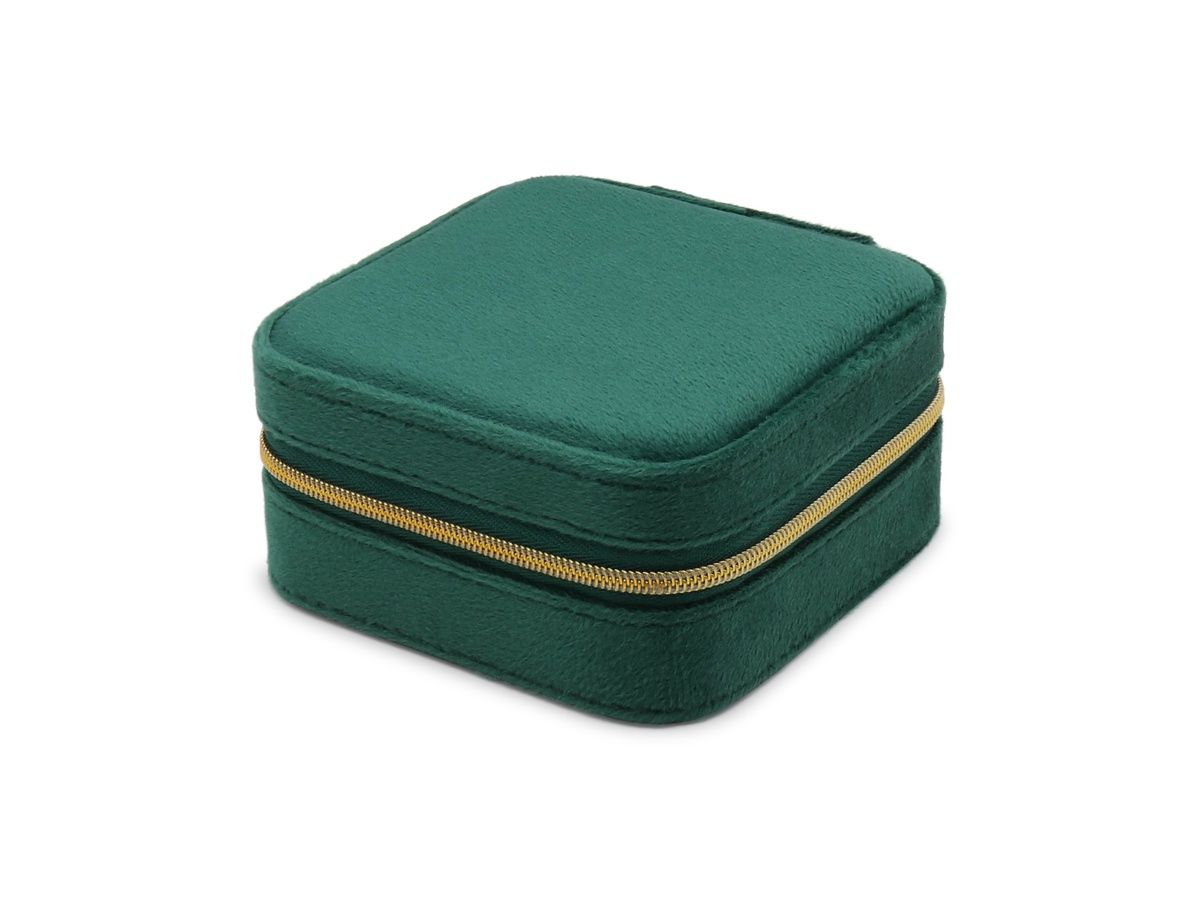 Diana Square Jewellery Box, Colour: Green