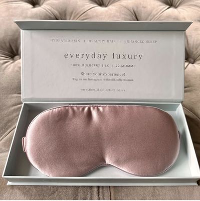 Blush Pure Silk Eye Mask