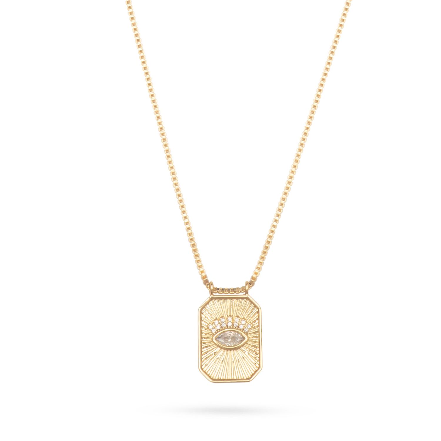 Gold Talisman Pendant Necklace