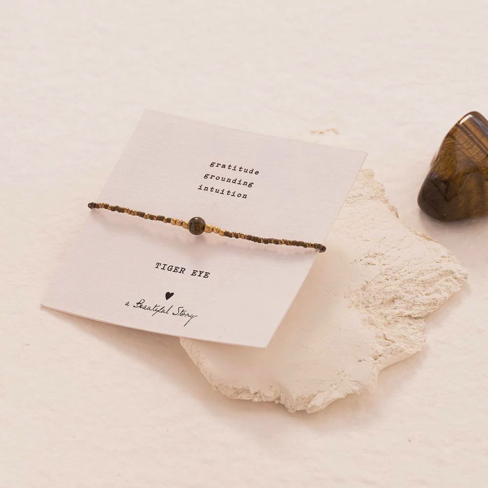 Tiger Eye Iris Card Bracelet
