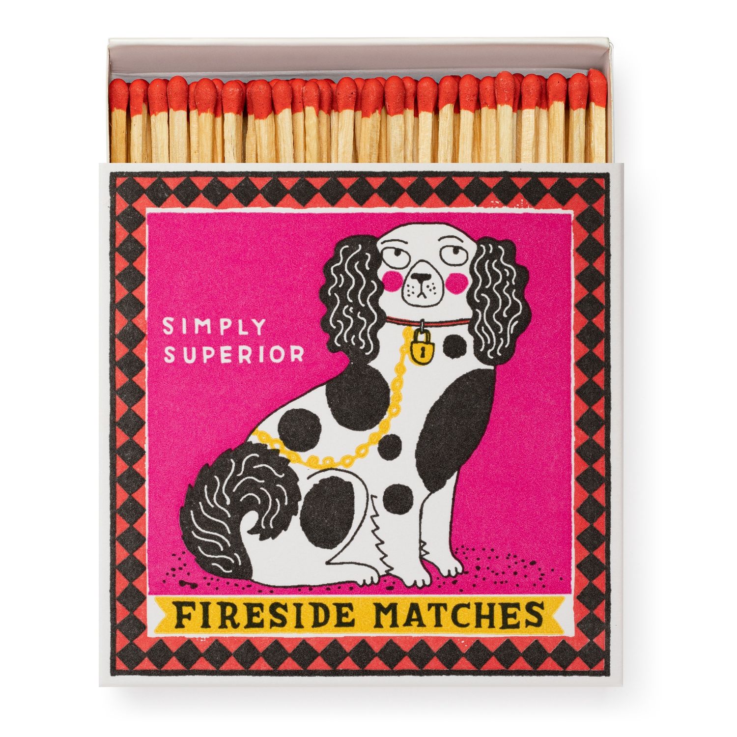 Staffordshire Figure Match Box