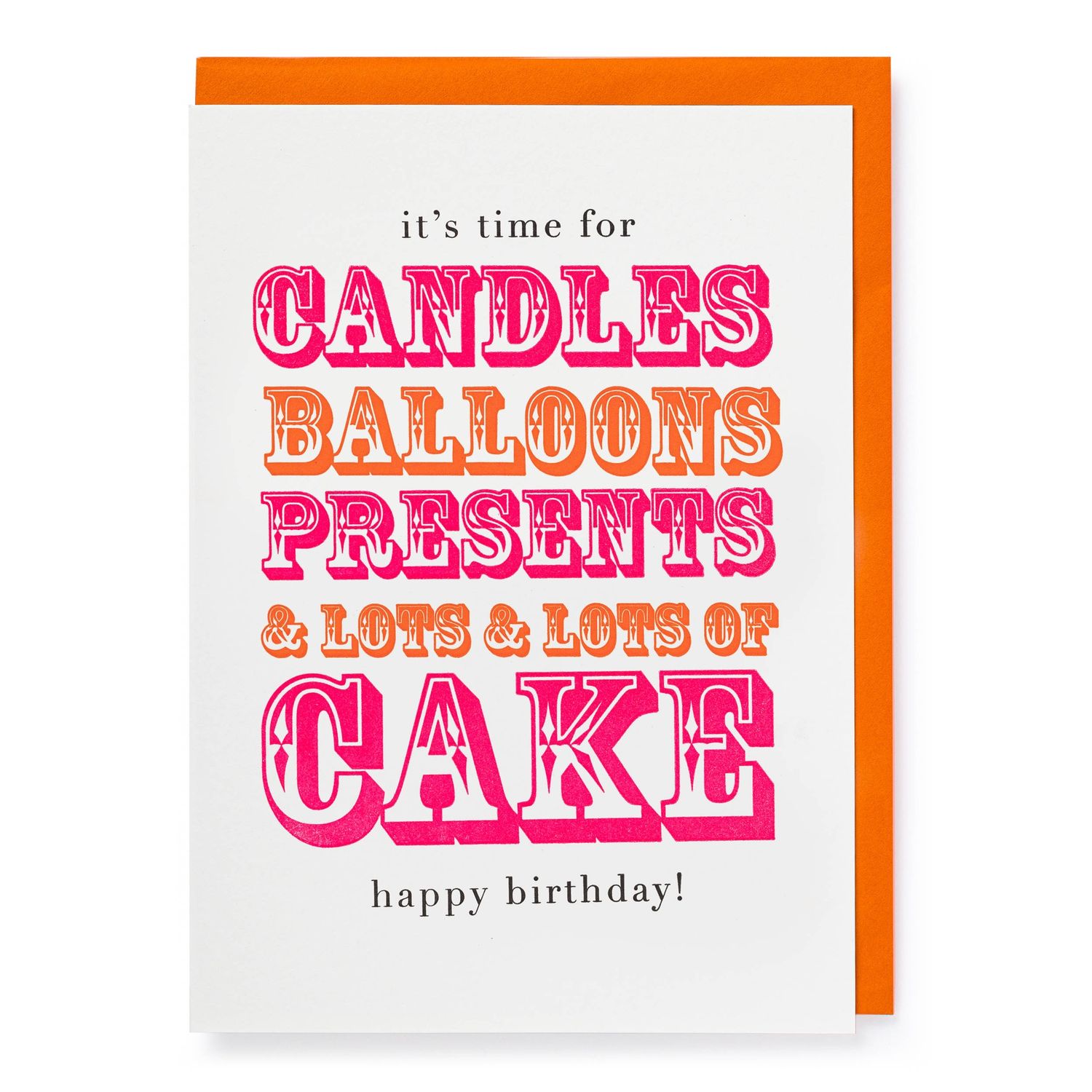It&#39;s Time For Candles Card