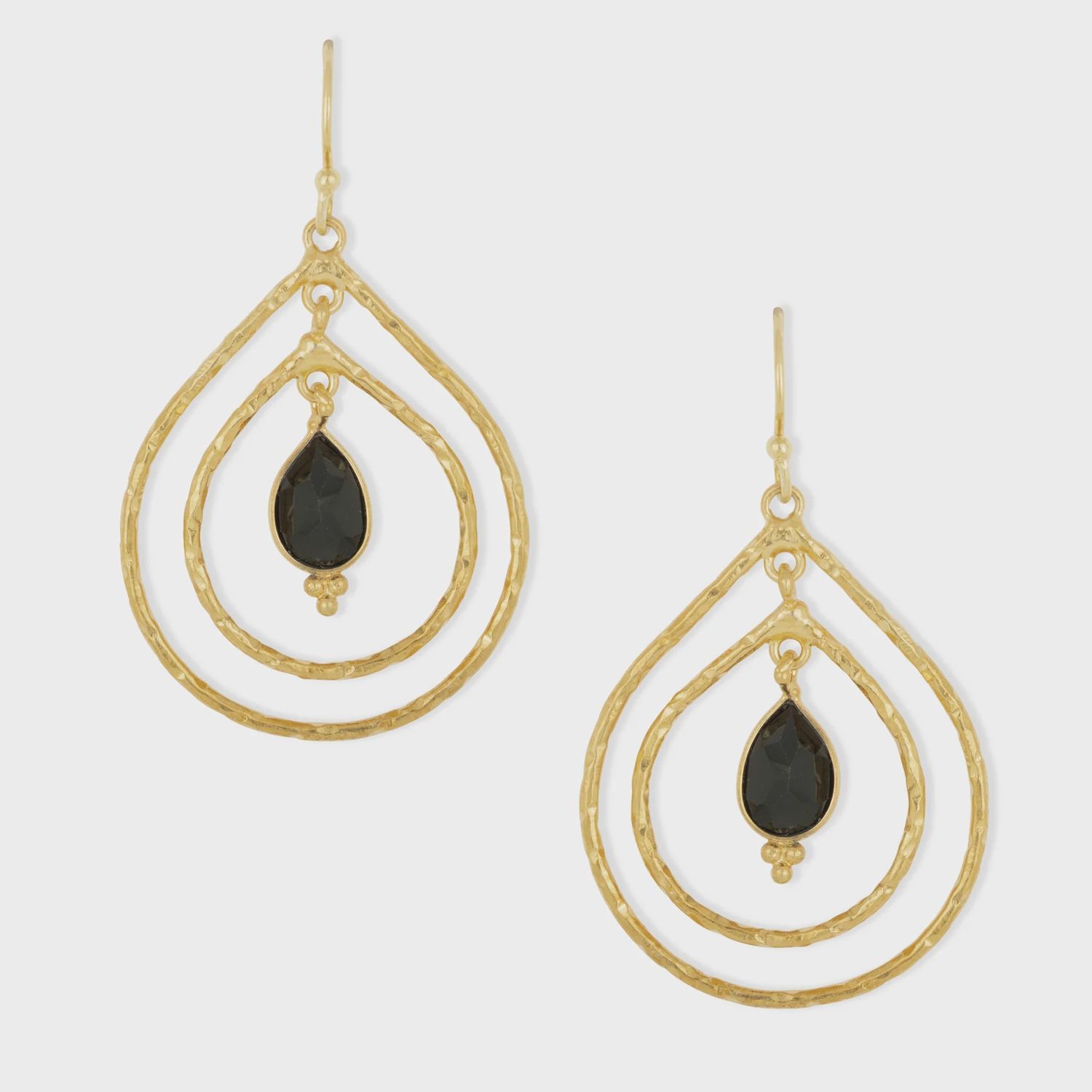 Saskia Black Onyx Earrings