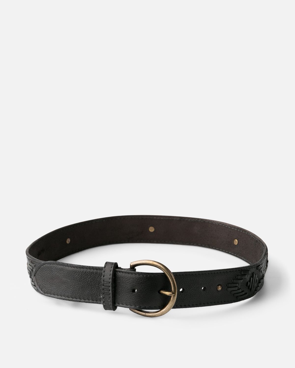Bayron Belt, Size: Large, Colour: Black