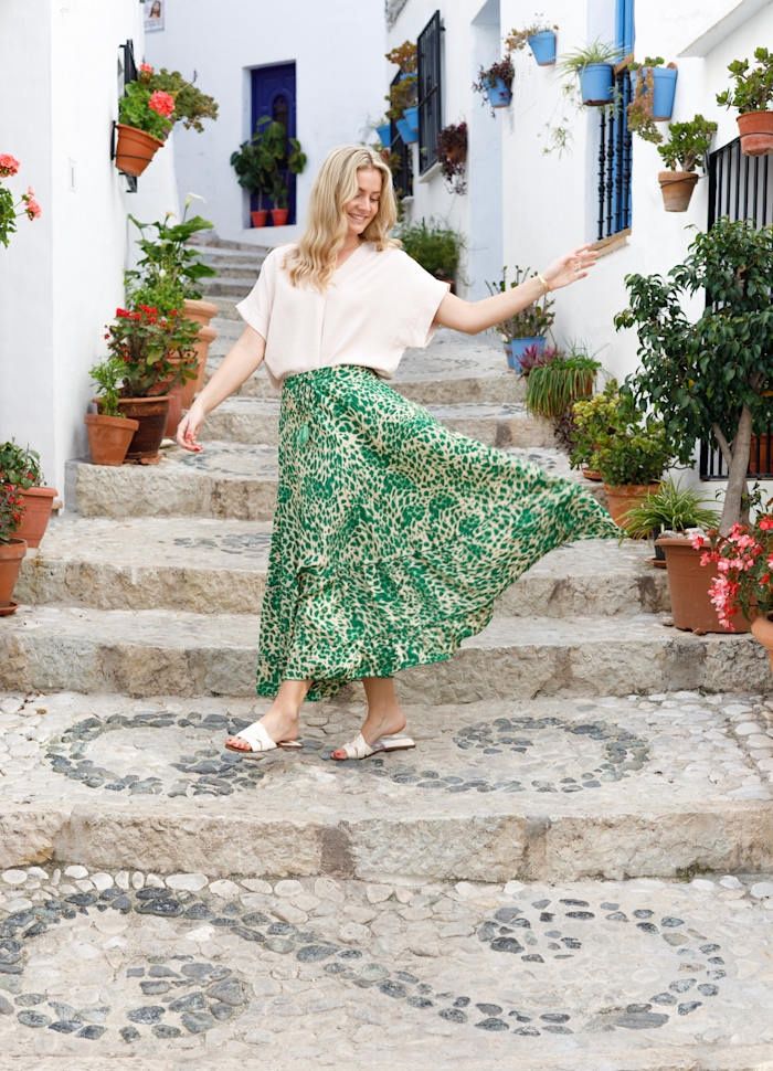 Luna Maxi Frill Skirt