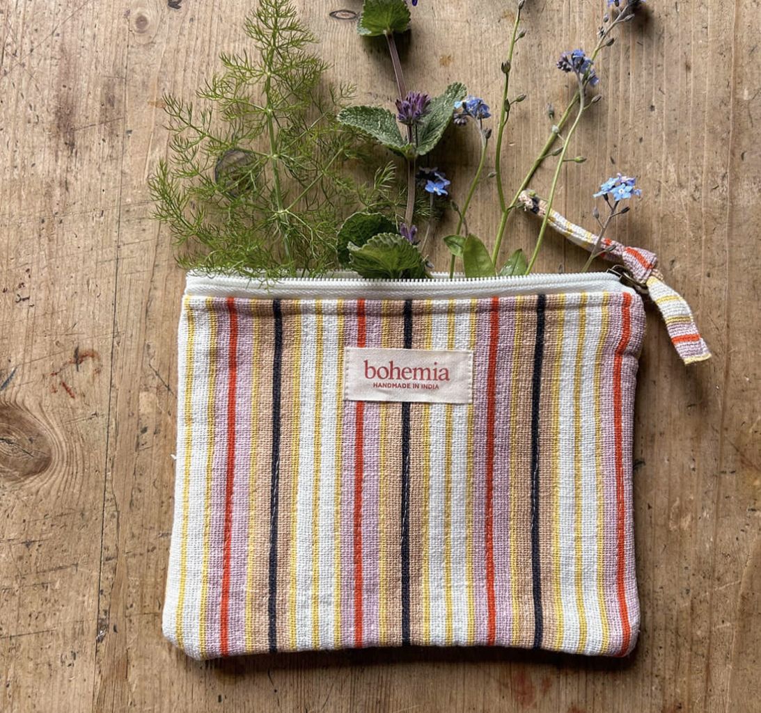 Jaipur Stripe Pouch