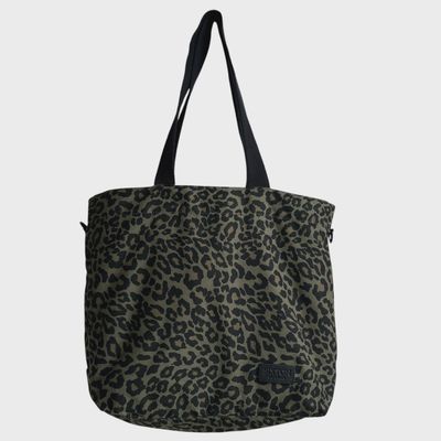 Green Leopard Day Trip Tote Bag