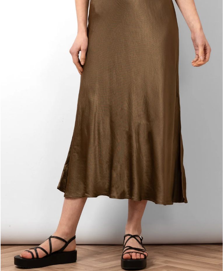 Cassie Midi Slip Skirt
