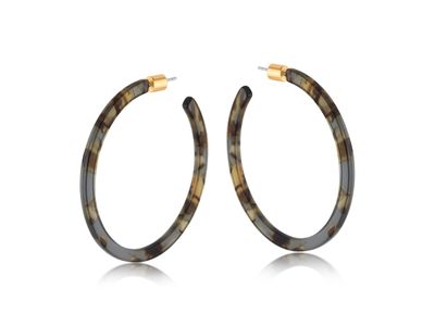 Ilona Resin Skinny Hoops