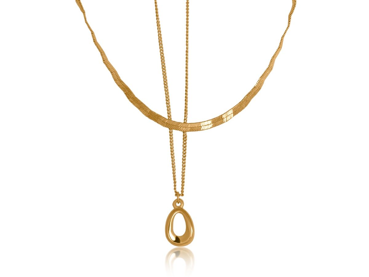 Pamela Necklace, Colour: Gold