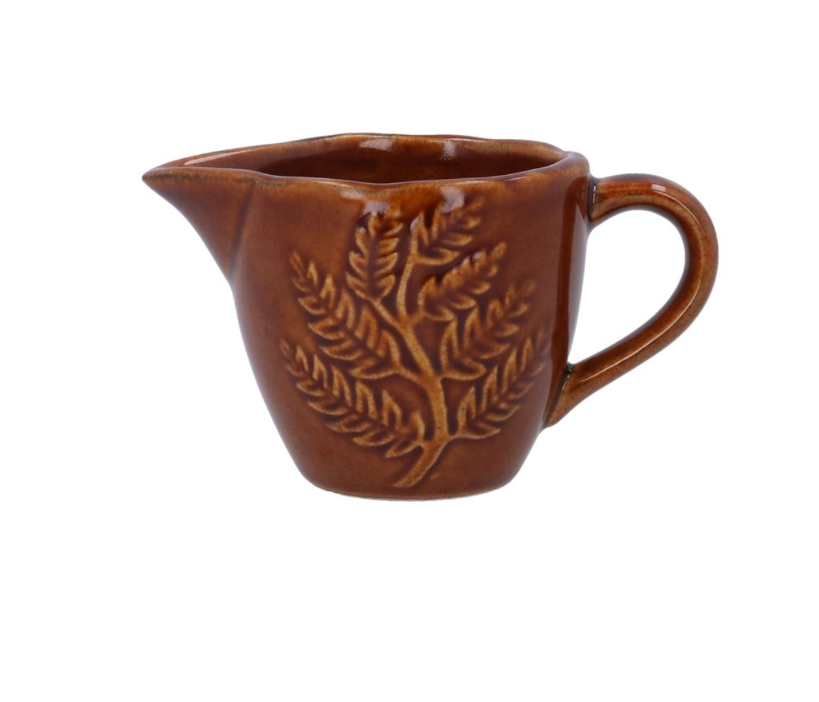 Brown Fern Mini Jug