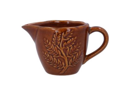 Brown Fern Mini Jug