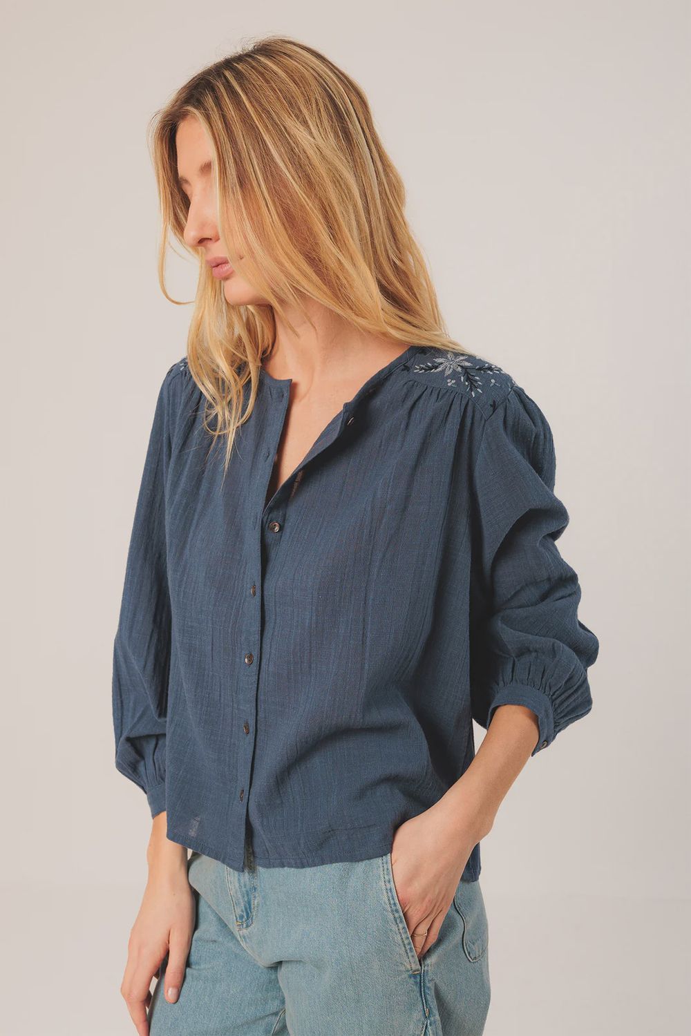 Indigo Blouse