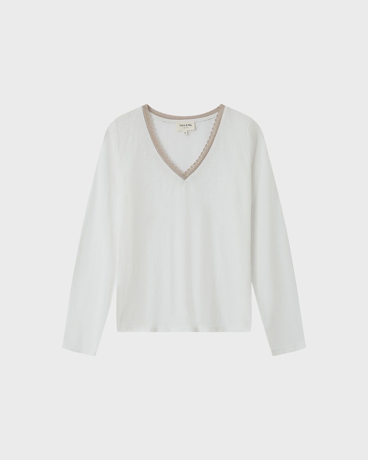 Selton Top, Size: Small, Colour: Ivory