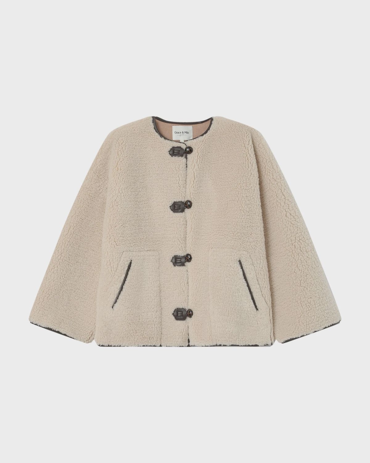 Simon Jacket, Colour: Ecru, Size: Small