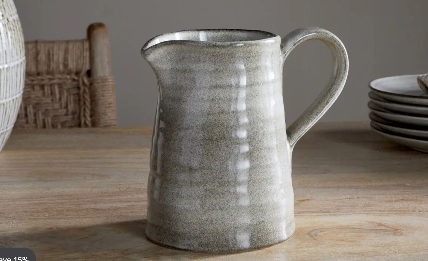 Valinha Small Grey Jug