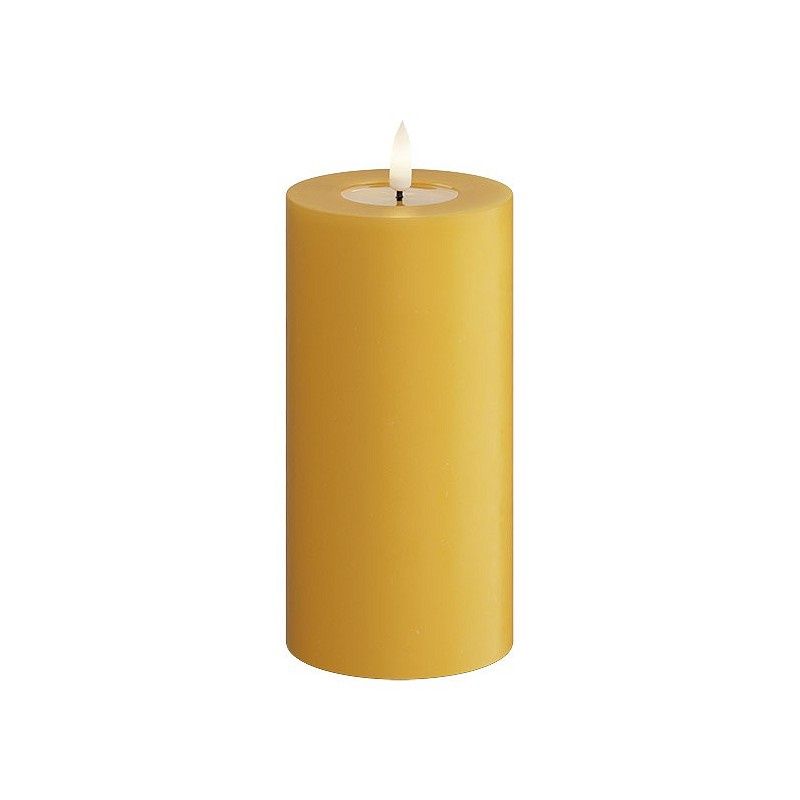 Curry LED Candle, Size: Small (7.5 x 10cm)