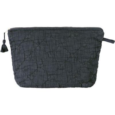 Historical Blue Quilted Toiletry Bag