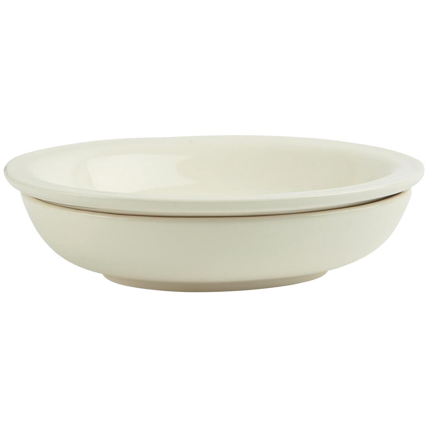 Cream Two Part Soap Dish