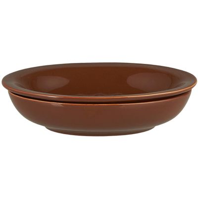 Brown Two Part Soap Dish