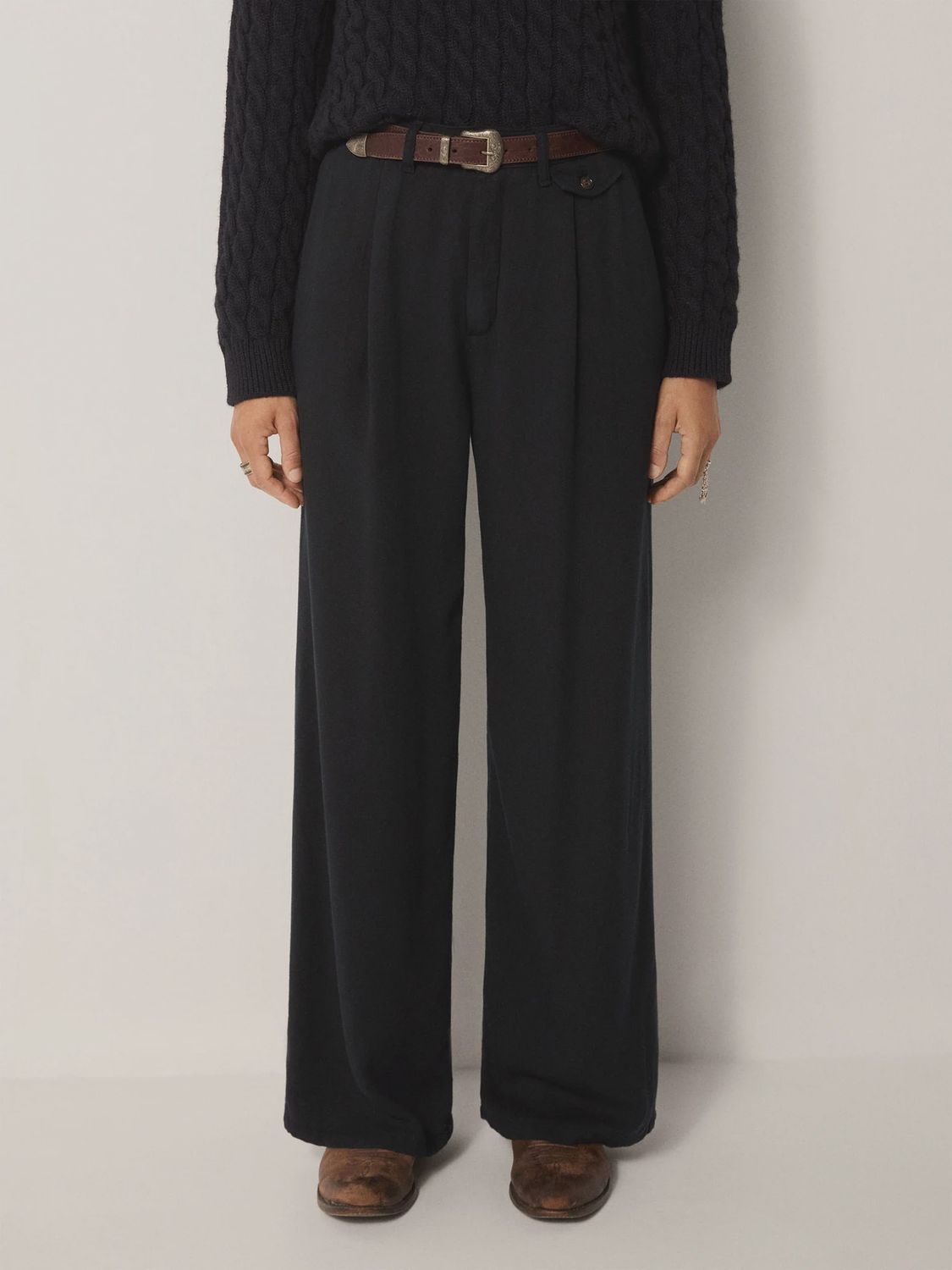 Keaton Trousers, Size: Small, Colour: Night Blue