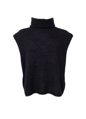 Dell Roll Neck Knit Vest