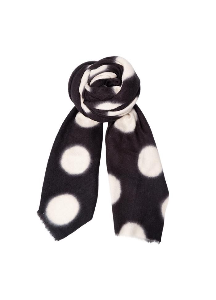 Blix Dotted Winter Scarf, Colour: Black Dot, Size: One Size