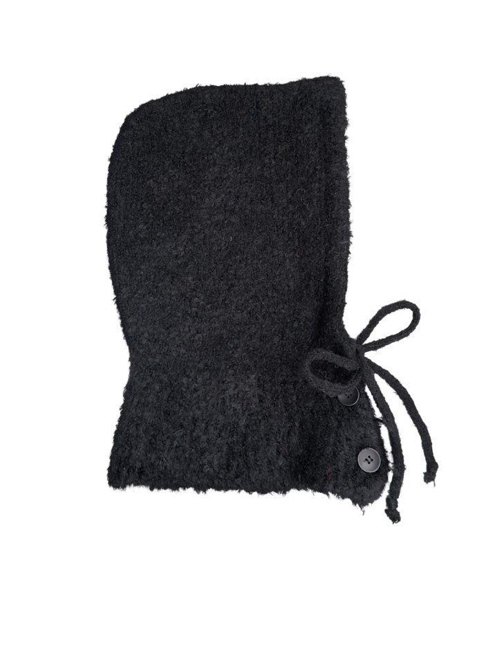 Willow Balaclava Hat, Colour: Black