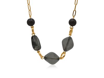 Uliana Resin Chain Necklace