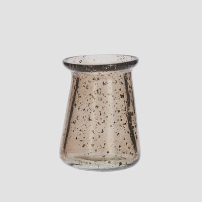Brown Mini Glass Vase