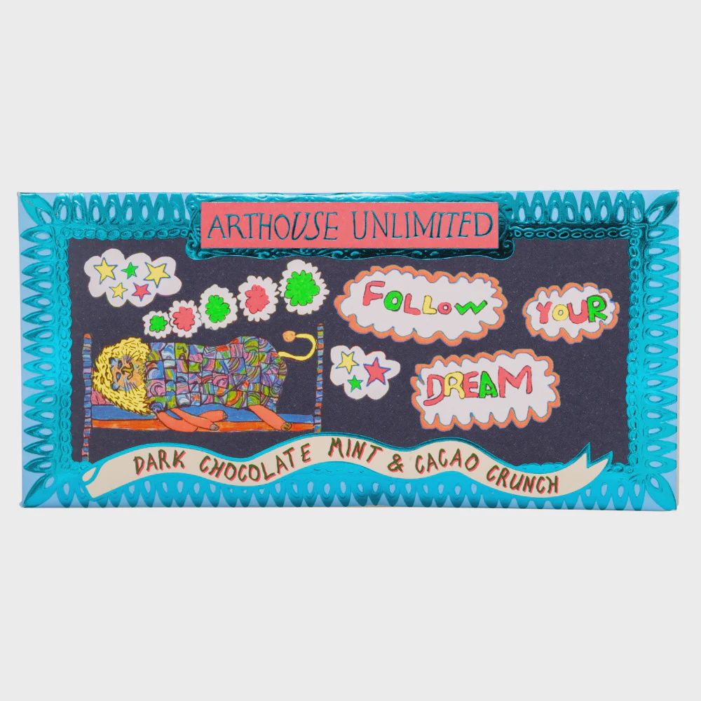Follow Your Dream Dark Chocolate Bar, Flavour: Mint &amp; Cacao Crunch
