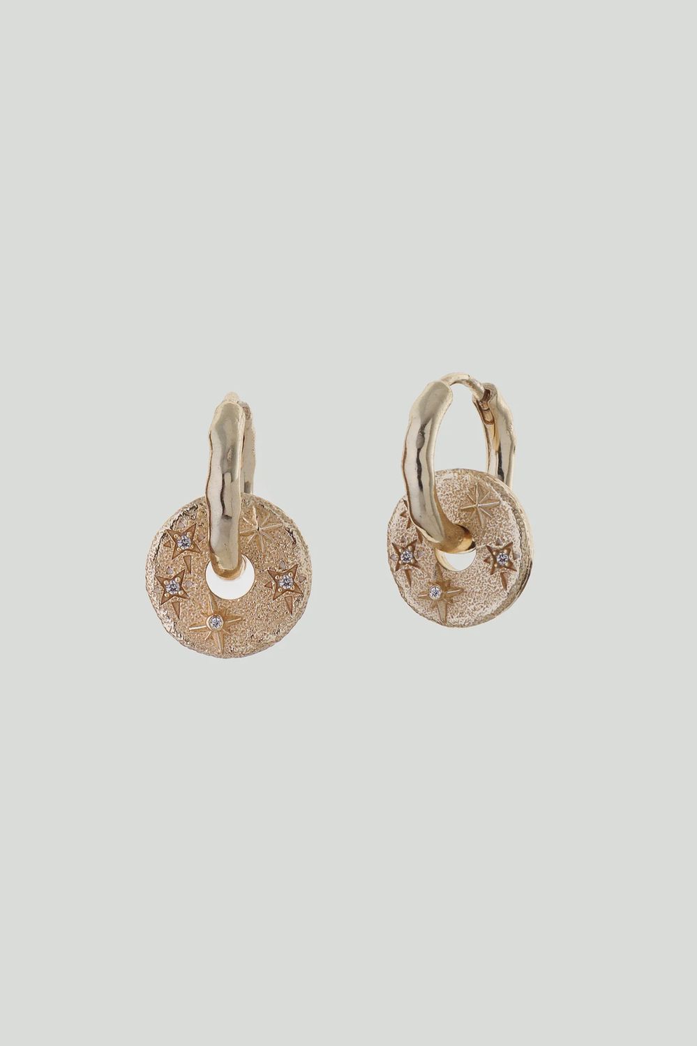 Gold Celestial Earrings