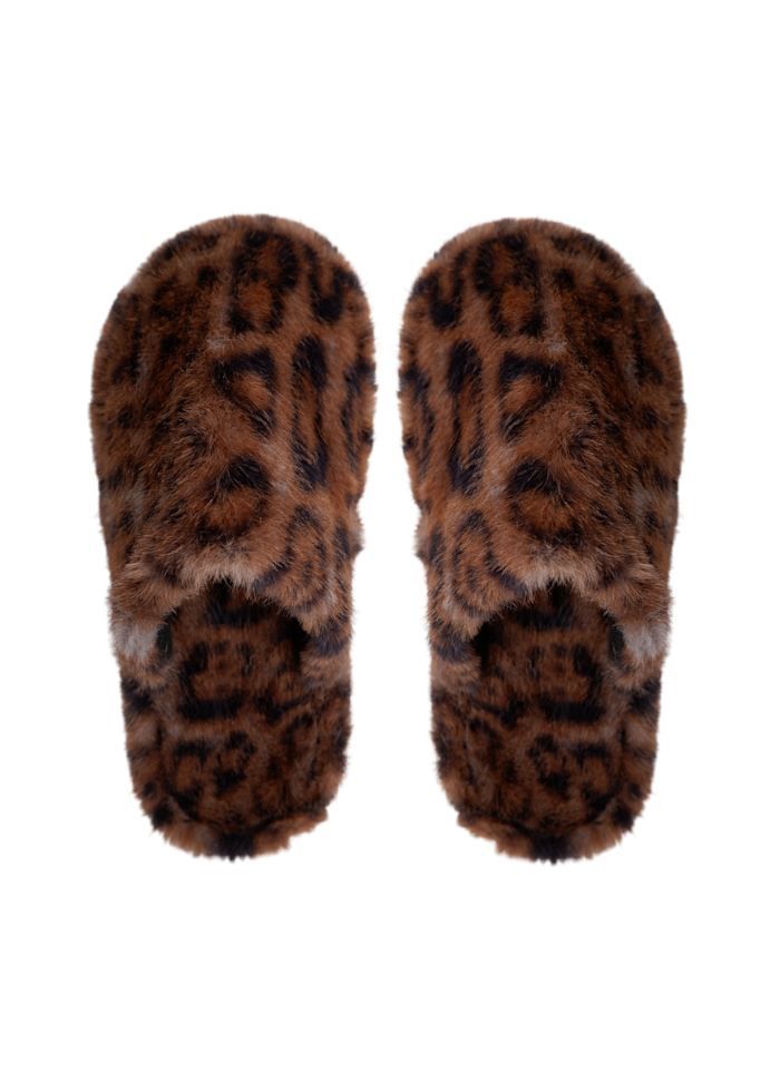 Blaze Slippers, Colour: Mocca Leo, Size: 36/37