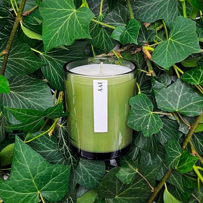 Green Botanical Candle