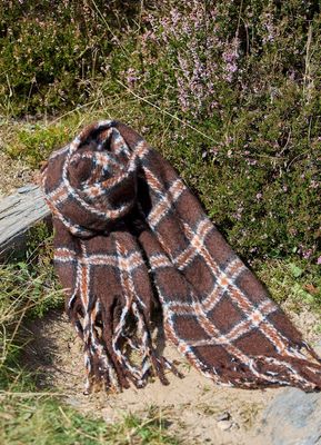 Pauline Checkered Winter Scarf