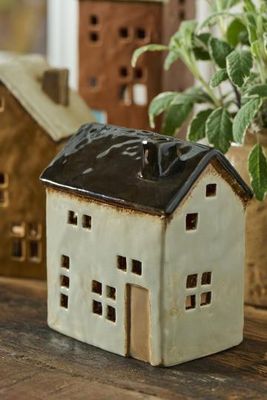 Brighton Brown Door Tealight House