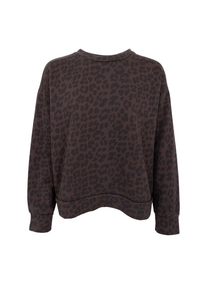 Dea Sweatshirt, Colour: Dark Leopard, Size: S/M
