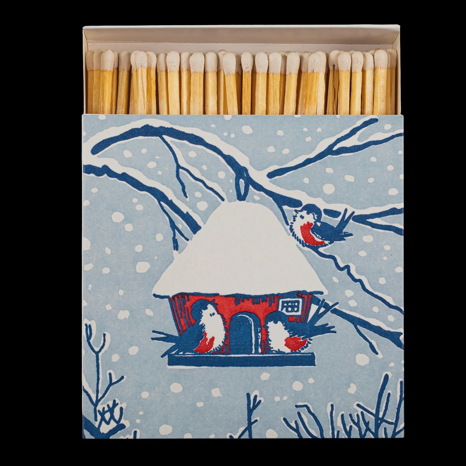 Winter Bird Match Box