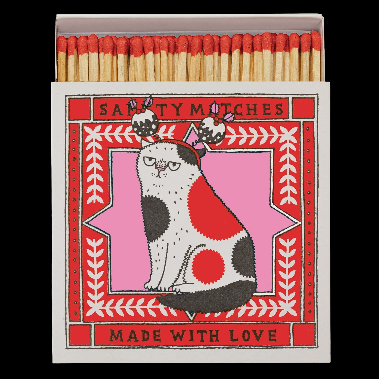 Festive Cat Match Box