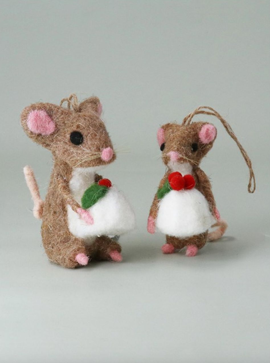 Mixed Wool Pudding Mouse