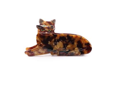 Tabby Cat Hair Clip
