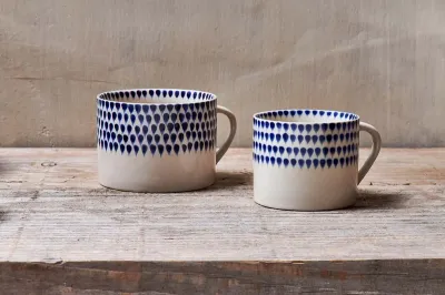 Indigo Drop Mug