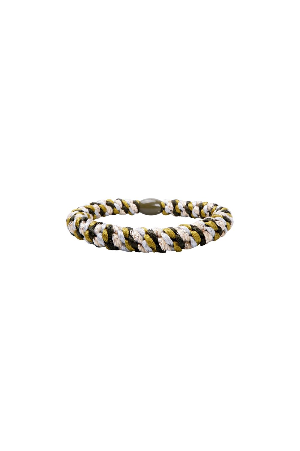 Kally Hair Elastic, Colour: Moss Gold Coloured Sand